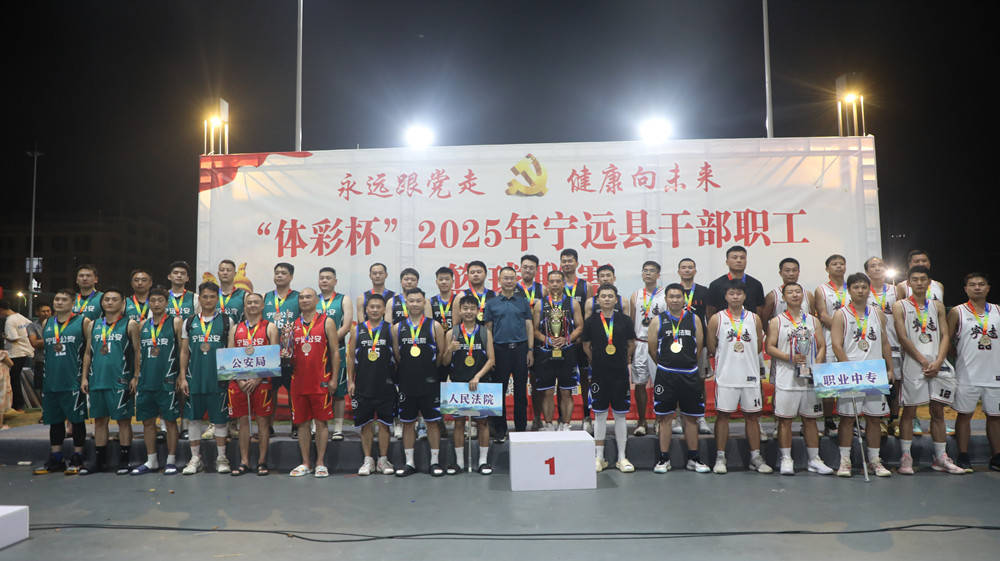 aiyouxi-宁远县干部职工男子篮球联赛圆满闭幕