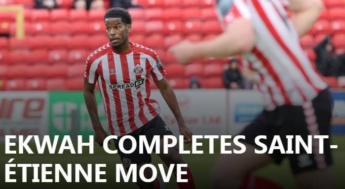 爱游戏体育下载-租借后买断，官方：桑德兰中场埃克瓦正式转会至圣埃蒂安