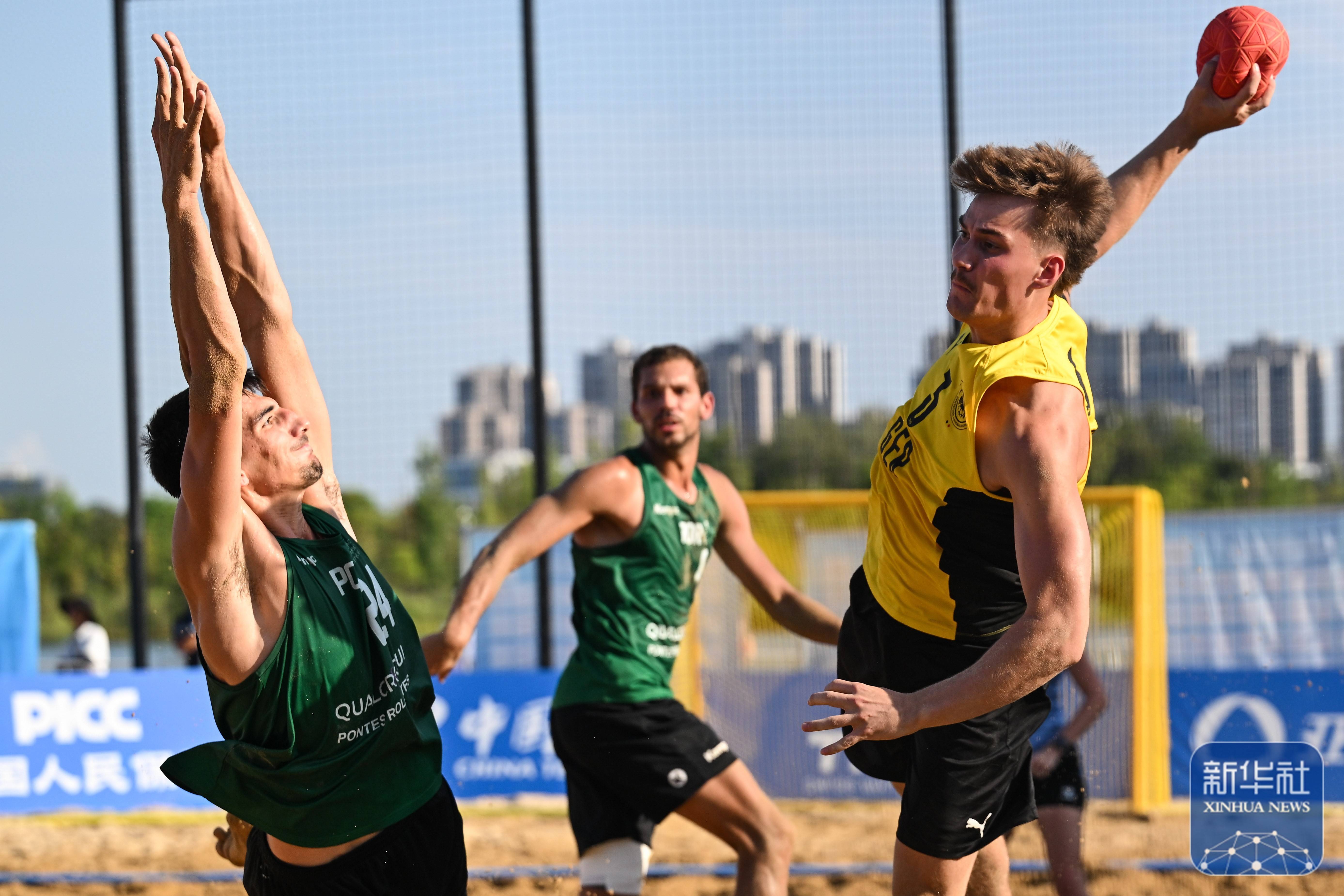 爱游戏中国-成都世运会｜沙滩手球男子决赛：德国队夺冠