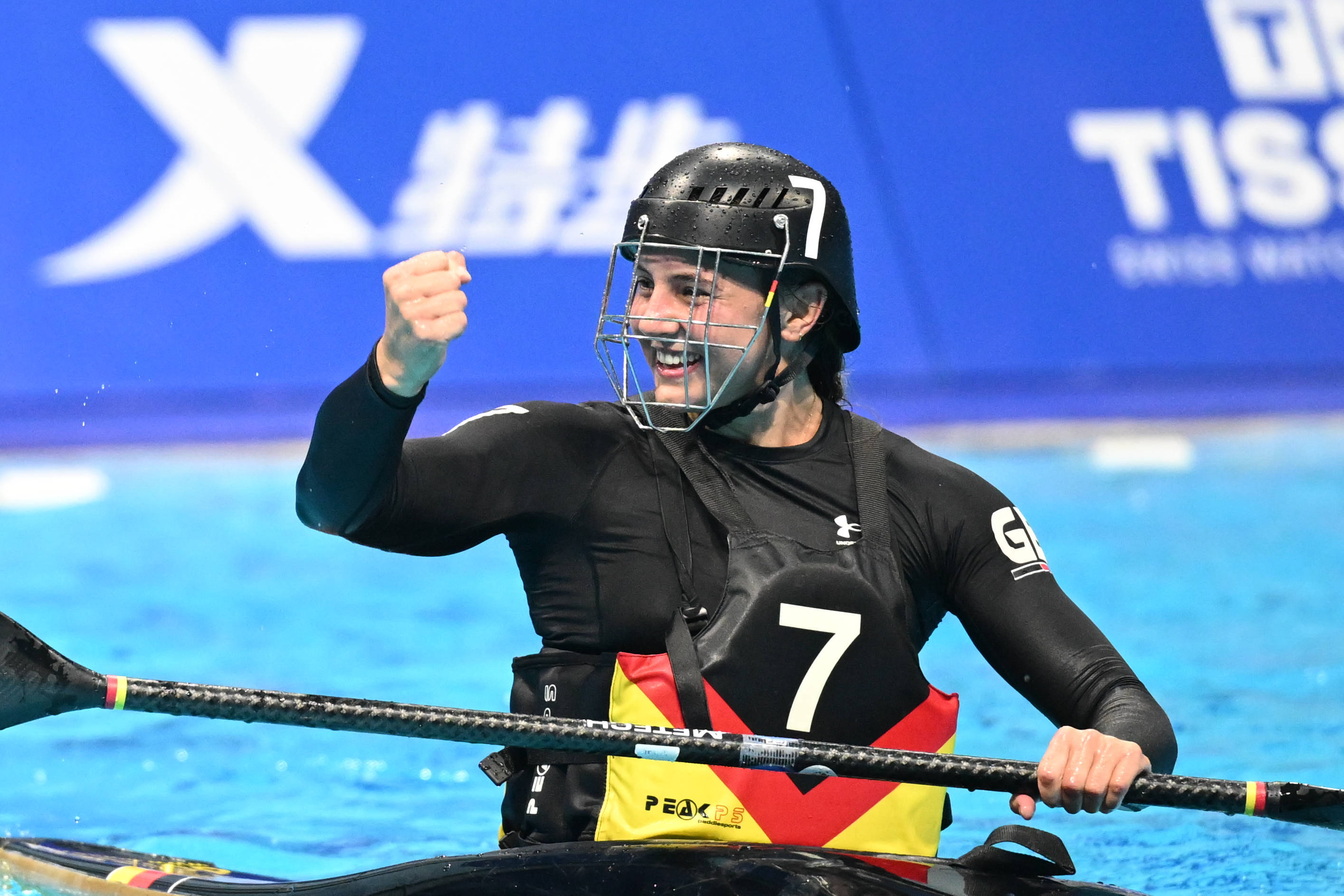 (成都世运会)皮艇球——女子决赛:德国队夺冠