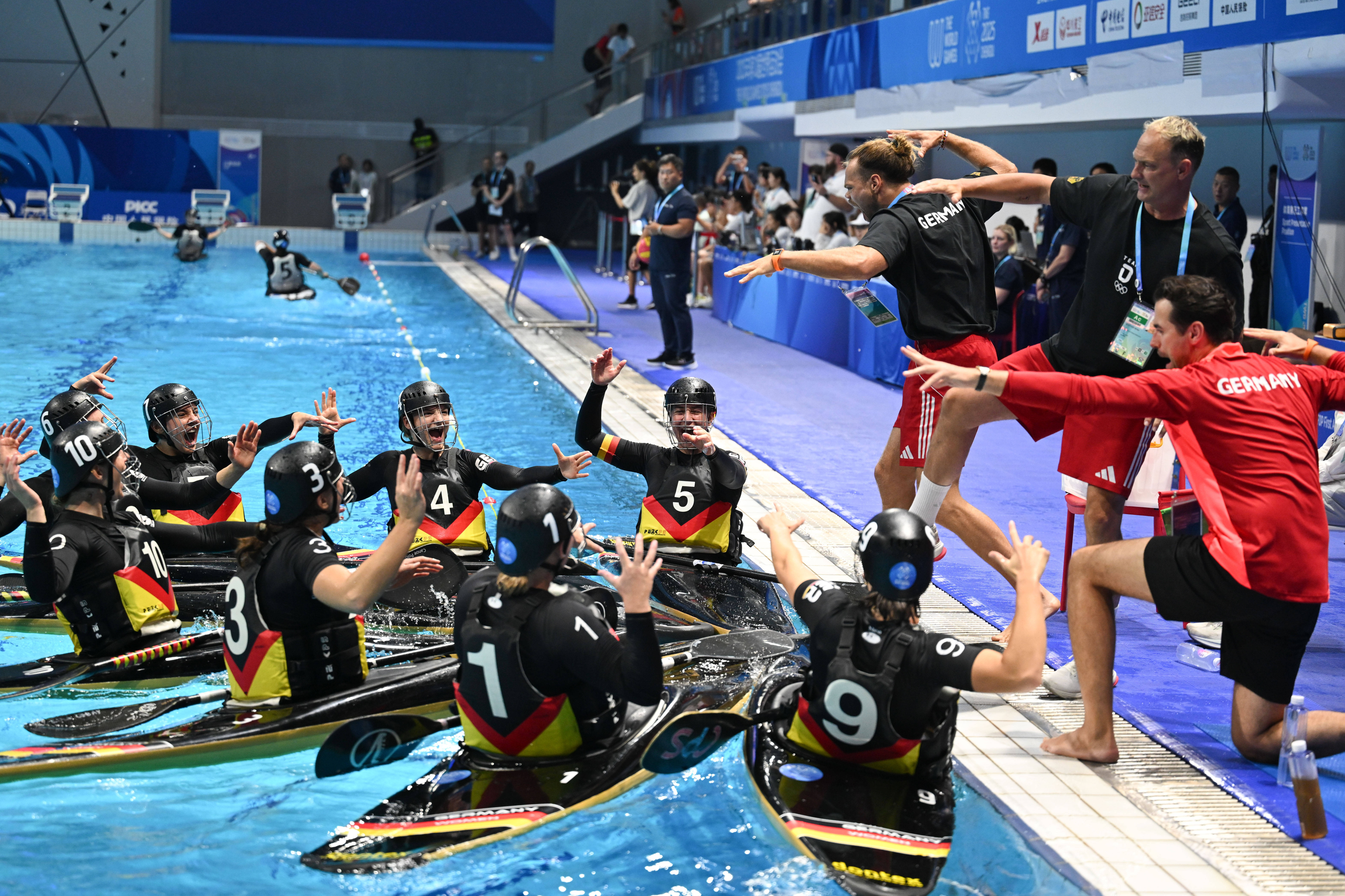 (成都世运会)皮艇球——女子决赛:德国队夺冠